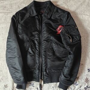 Alpha Industries Black Bomber Jacket